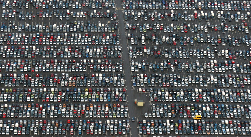 Illustration for article titled Where Are Automakers Stashing Unsold Cars?